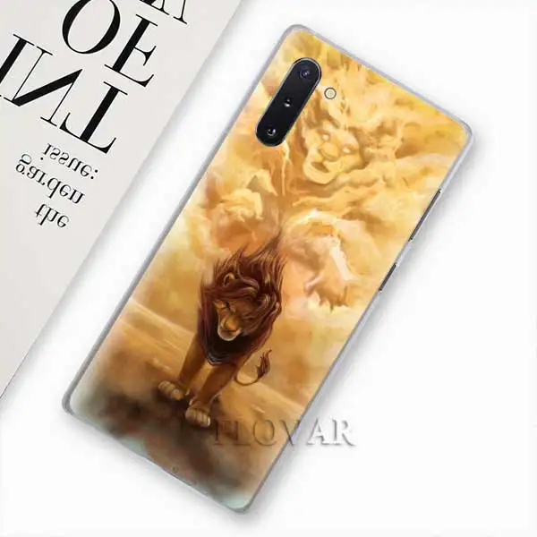 Чехлы для телефонов с изображением короля льва Simba для samsung Galaxy Note 10 S10 Plus 5G S10e A30 A40 A50 A60 A70 M40 жесткий чехол - Цвет: 005