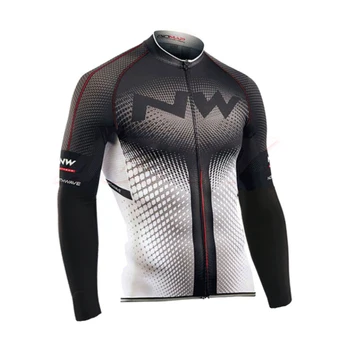 

Old style Northwave Jersey Long Sleeve Variety Breathable Cycling Jersey Spring Professional Cycling Clothing NW Jersey Gradient