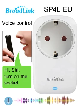 

2020 BroadLink SP4L EU Smart socket can be timer smart home voice control compatible with Alexa，googlehome siri with night light