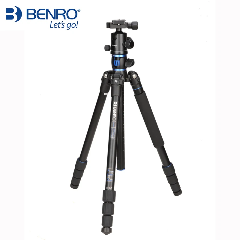 Benro SystemGo Professional Ball Head For Nikon Canon Sony Olympus Tripod 360 Degree Panoramic Shool Aluminum Tripods GA168TB1 |