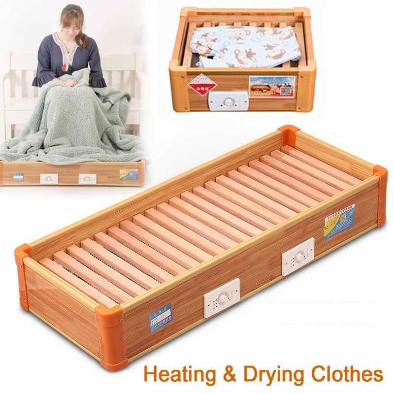 

22%,wooden Electric Heater Adjustable Temperature Heating box Winter Heated case Free temperature control radiation-free300w
