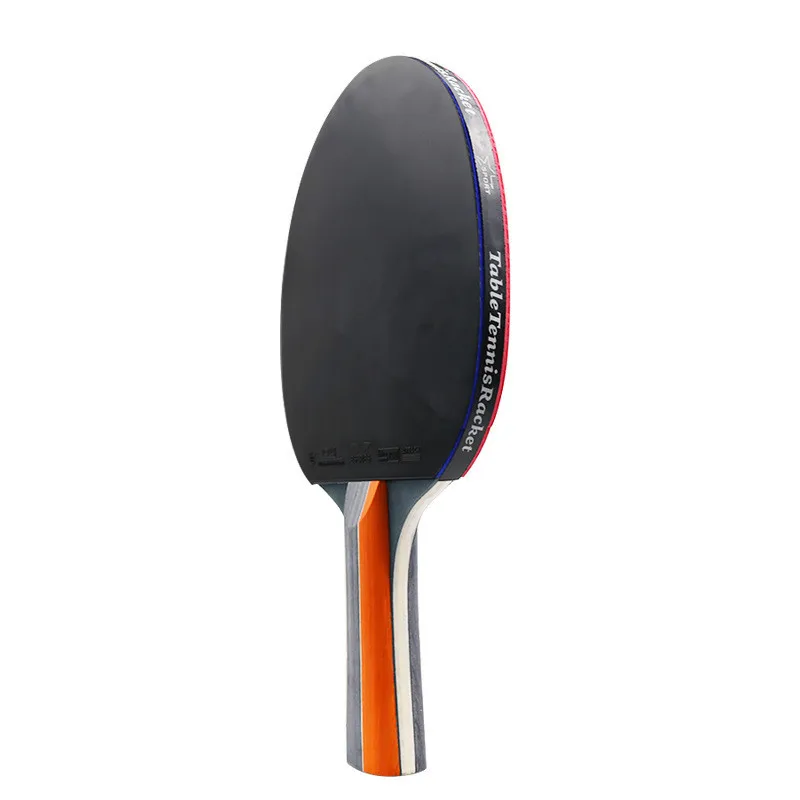 1Pair Table Tennis Rackets Professional Rubber Carbon Pingpong Racket Short Long 