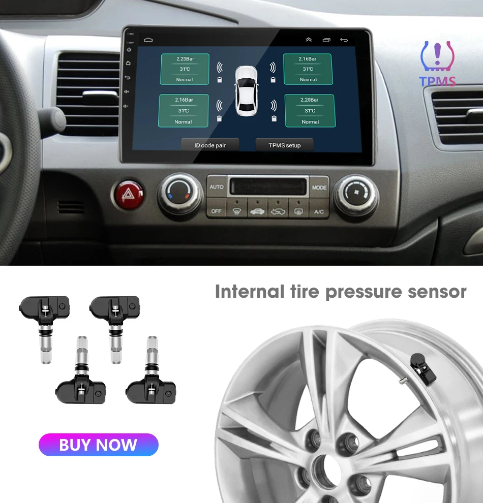 Discount 10" 2G 32G Android 8.1 4G NET WIFI RDS DSP Car Radio Multimedia Video Player for Honda Civic 2005-2011 Navigation GPS HiFi 9