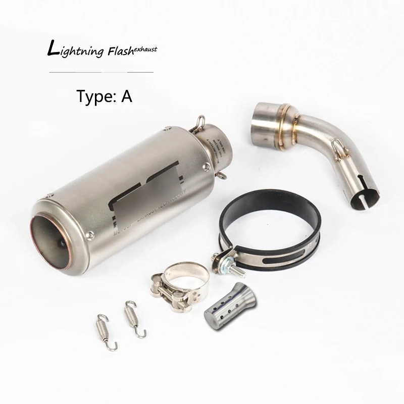 Комплект для выхлопной системы для Yamaha R3 R25 YZF-R3 мотоцикл Mid Link Pipe slip on глушитель выхлопной трубы 51 мм Съемный Db Killer Escape