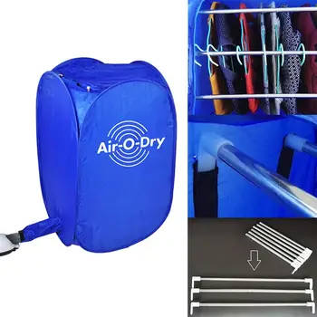 

1 Set Electric Air Clothes Dryer Household Folding Fast Drying Machine 800W Multipurpose Cloth Dryer Machine With US Plug