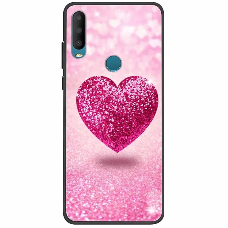 Chic Silicone Marble Black Phone Case with Soft Protective Bumpers