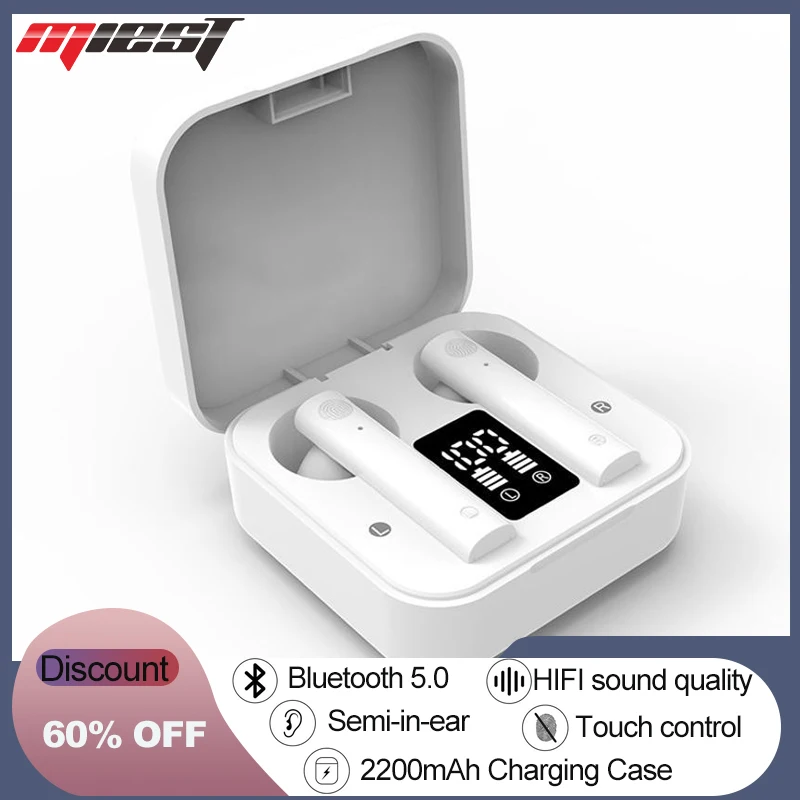 Air 2s TWS Wireless Bluetooth Earphone LED Display Headphone With Dual Mic PK Air 2 SE Airdots Noise Reduction Earbud For Xiaomi