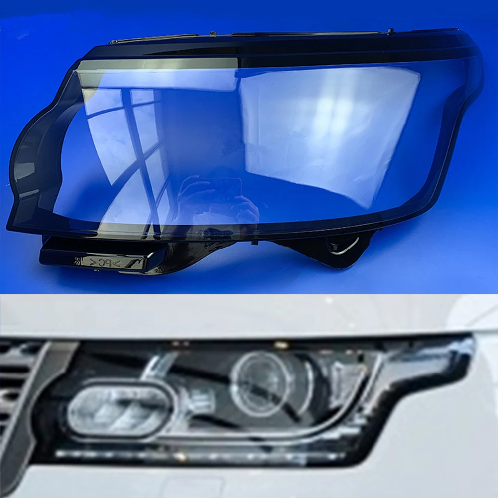 Driver Side Для Land Rover Range Rover 2013 крышка объектива фары автомобиля Замена прозрачного стекла авто оболочка Крышка - Цвет: Driver Side