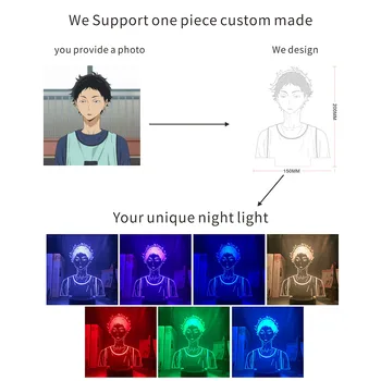 

3d Lamp LED Night Light Customized as simple LOGO