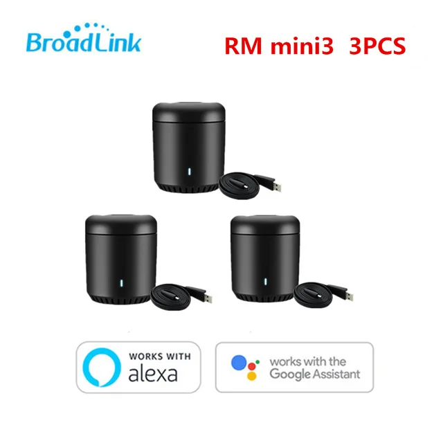 3pcs RM MINI3 Broadlink RM Mini3 mini3 WiFi IR 4G s пульт дистанционного управления для автоматизации умного дома с помощью приложения для Apple phone xiaomi с Google Alexa - Цвет: 3pcs RM MINI3