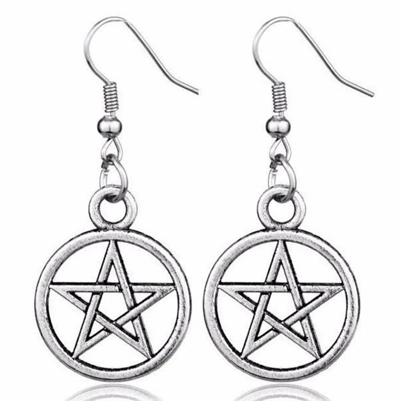 Witch Pentagram Earrings Gothic Emo Witchy PunkN Disorder Etsy's Witches Best Seller | Украшения и аксессуары