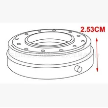 Ультратонкий с защитным замком модифицированное рулевое колесо устройство быстрой разборки Спортивное быстросъемное устройство гоночный автомобиль Рулевое устройство Whe