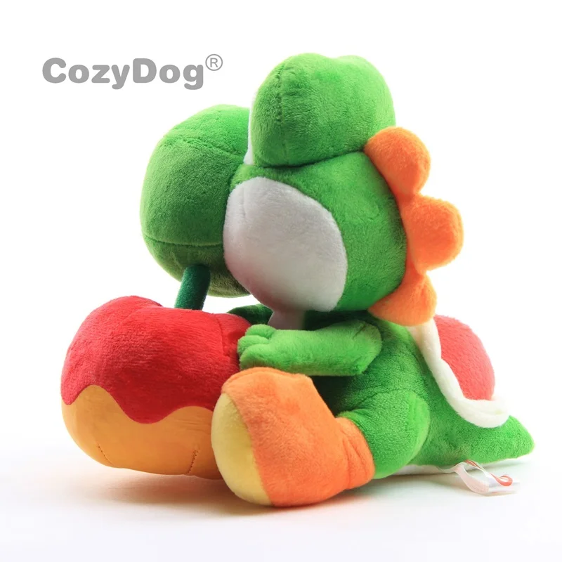 20 см kawaii Yoshi плюшевые куклы игрушки аниме Марио серии Yoshi с яблоком Куклы Дети Девочка Дети Рождественский подарок на день рождения