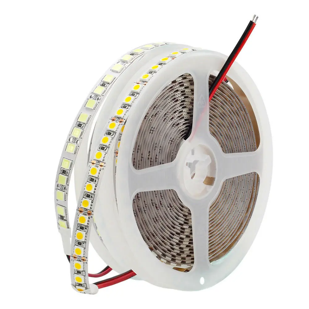 SMD 2835 5730 5050 5054 RGB Светодиодная лента водонепроницаемая 5 м DC 12 В 24 CCT + RGBW RGBWW Белая