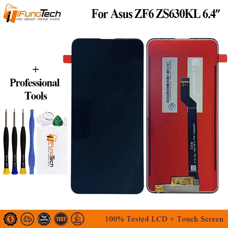 

Original 6.4'' For ASUS I01WD ZS630KL LCD Display Touch Screen Digitizer Senso r Glass For ASUS Zenfone 6 2019 Zenfone 6z