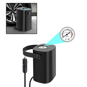 

12V Car Tire Inflator,150PSI Portable Car Air Compressor Pump with 4.5M Line for Car Motorcycles Bicycles Pointer Display