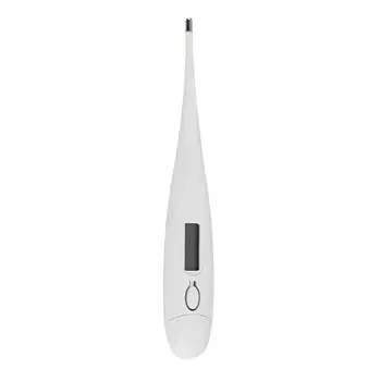 

White Digital Electronic Thermometer LCD Home & Baby Body Temperature Child Adult Essential For Household Temperature Gauge