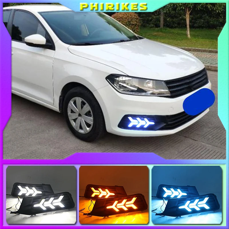 

For Volkswagen Santana Headlight 2016 Headlights LED Headlamp day running light DRL daytime light Head Lamp