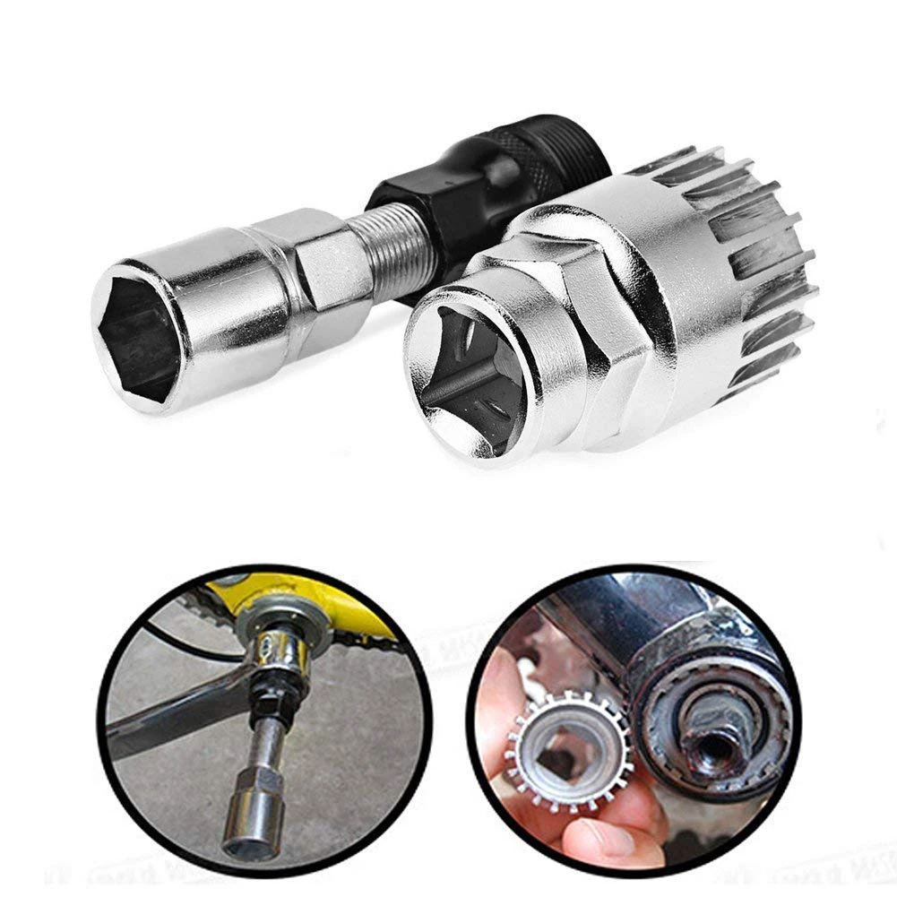 

Bicycle Repair Tool Kits Multifunctional Portable Bottom Bracket Wrench Cassette Freewheel Bottom Bracket Bike Chain Remover