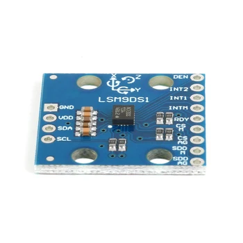 

LSM9DS1 9DoF IMU Precision Accel Mag Gyro Attitude Sensor SPI I2C for Arduino