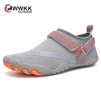 

WWKK Summer Barefoot Shoes Men Aqua Shoes Breathable Water Shoes Woman Quick Dry Swimming Socks Beach Slippers Outdoor Sneakers