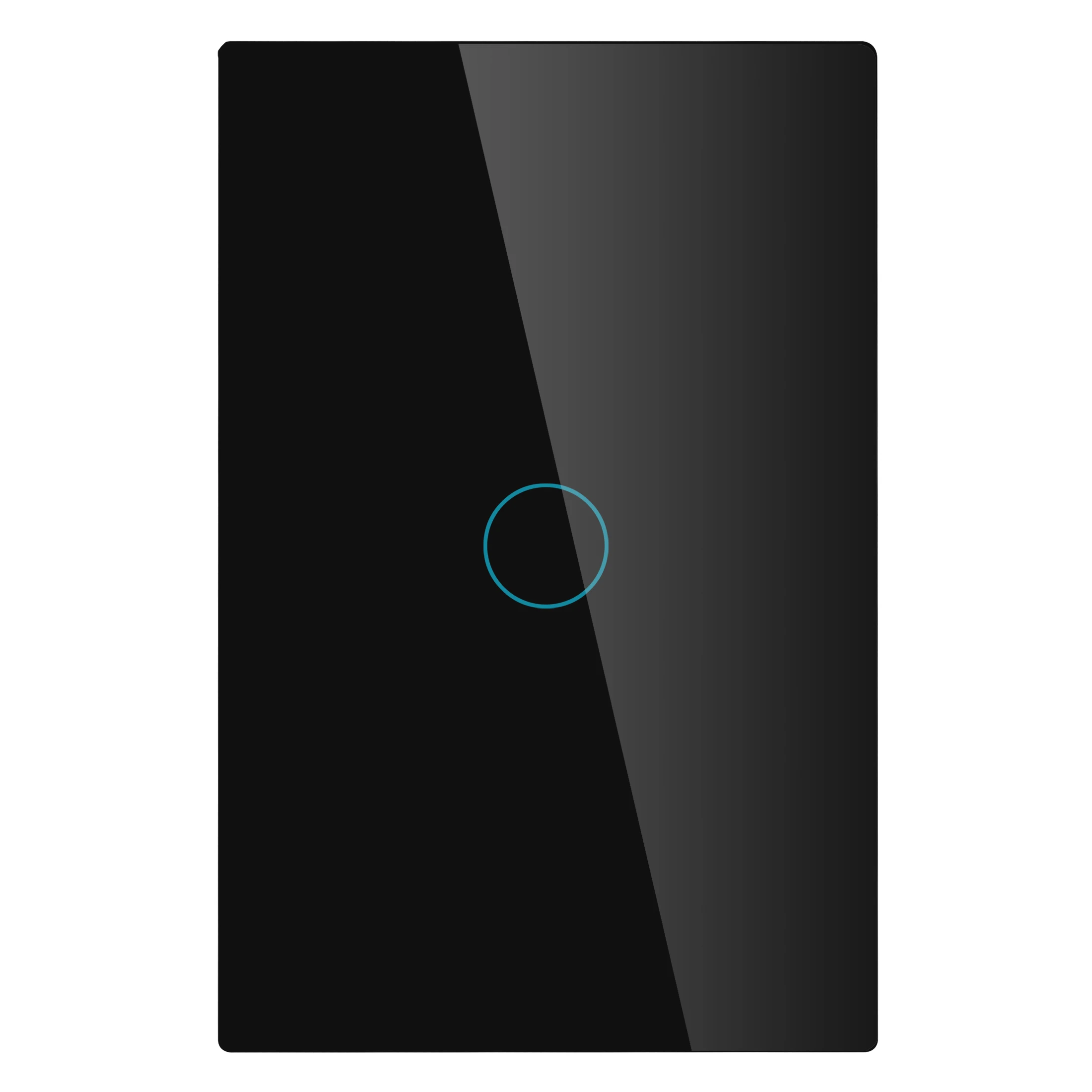 Black 1 Gang Smart Wifi Touch Switch No Neutral Wire Required Smart Home RF433 Tuya App Wireless Remote Light Switch US170-240V Support Alexa - Комплект: Black 1 Gang