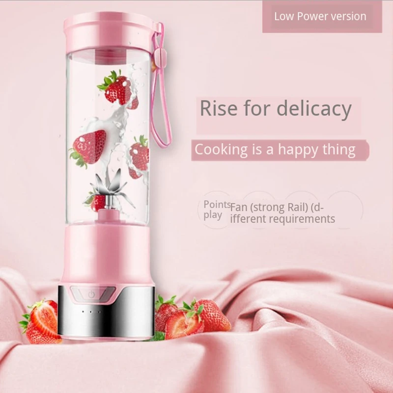 

Portable Size USB Electric Fruit Juicer Handheld Smoothie Maker Blender Stirring Rechargeable Mini Portable Juice Cup Water