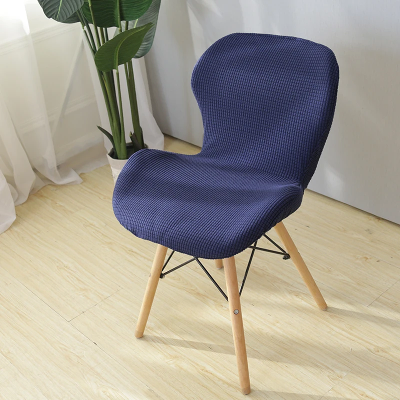 

JHWarmo Elastic Home Dining Chair Cover Universal Chair Cushion Integrated Backrest Simple Office Minimalist Style Stool Cover