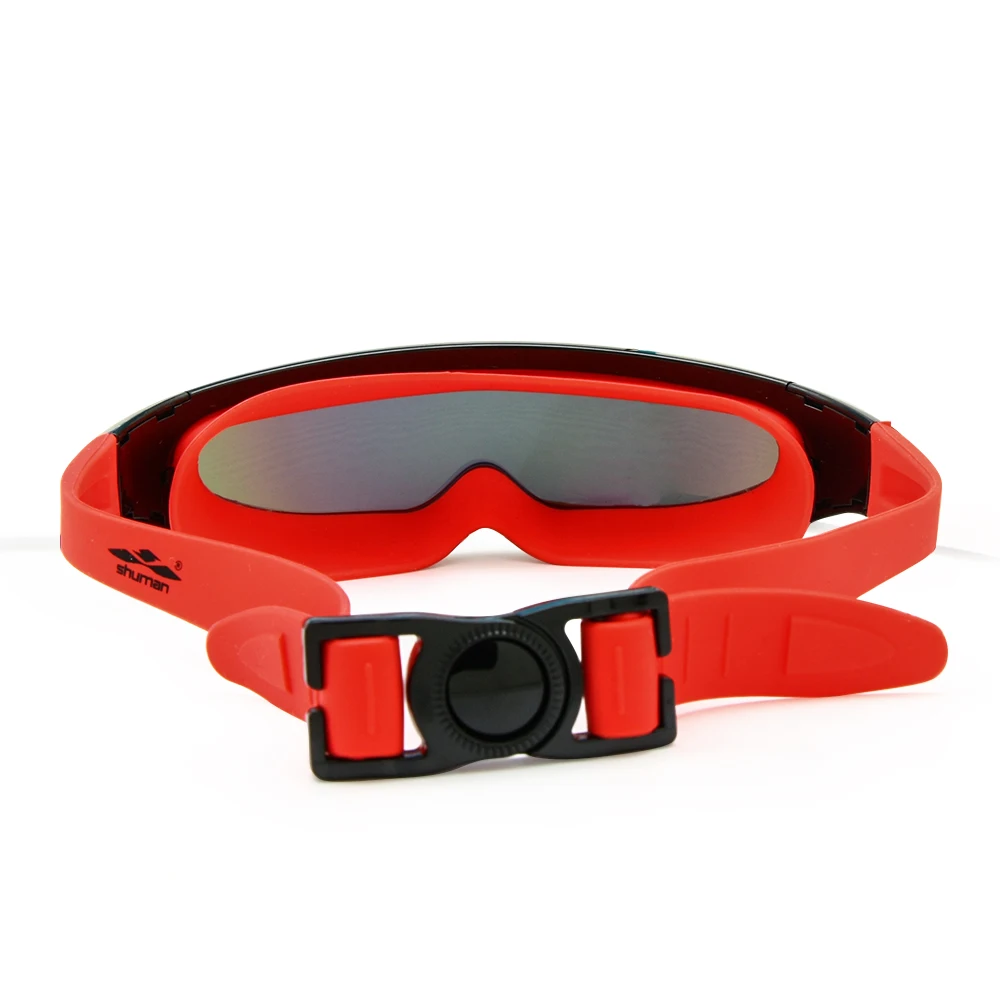 Children Swimming Goggles One-Piece Anti-fog with Hard Case, Kids Snorkel Mask Diving Glasses for Boys & Girls