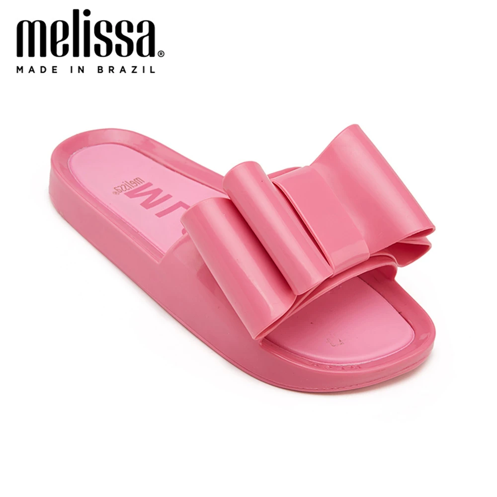 Melissa/пляжная блестящая женская прозрачная обувь Модные сандалии Женские