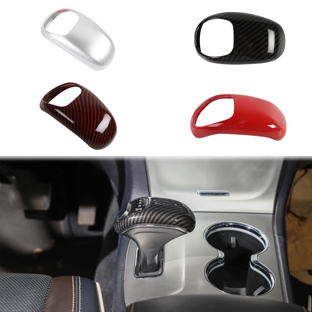 

for Jeep Grand Cherokee 2014 2015 Car-styling Gear Shift Sides Decoration Sticker Knob Trim Cover Interior Unlimited Accessories
