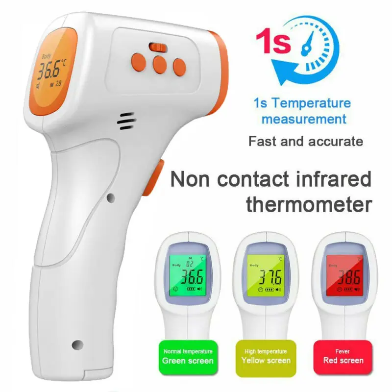 

Baby Thermometer Infrared Digital LCD Body Measurement Forehead Ear Non-Contact Adult Body Fever IR Children Thermometer