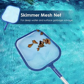 

Swimming Pool Mesh Nets Leaf Pool Skimmer Net Bag Catcher Aquarium Portable Cleaning Tools