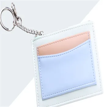 

Patchwork Cute Coin Purse Card Key Mini Purse Pouch Canvas Bag Small Zipper Coin Purse Card Holder Wallet