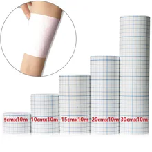10m 5-30cm Wound Dressing Tape Non-woven Breathable Fixing Medical Plaster Sticker Outdoor Sports Wound Treatment First Aid Kit