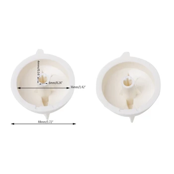 

2Pcs Microwave Oven Rotary Knob Timer Plastic Control Switch For Media Universal Dropship