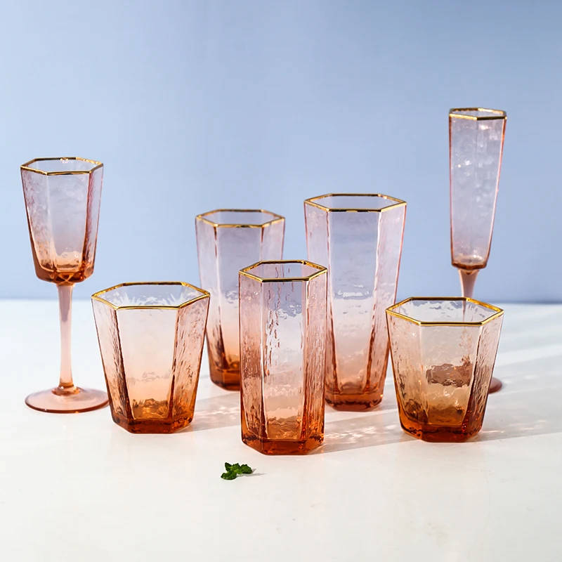 Прозрачные креативные пивные бокалы для вина женские Многоразовые прозрачные