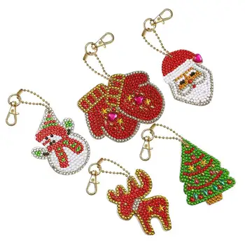 

HUIRAN Christmas Tree Snowman DIY Diamond Painting Lights Ornaments Christmas Decorations for Home 2020 Navidad 2021 New Year