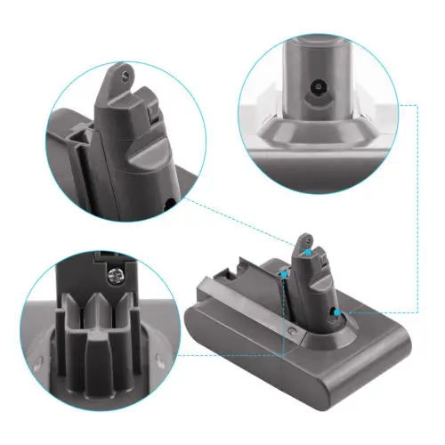 2 предмета 3000 мАч 21,6 в 3,0 Li-Ion Батарея для Dyson V6 DC58 DC59 DC61 DC62 DC74 SV09 SV07 SV03 965874-02 пылесос Батарея