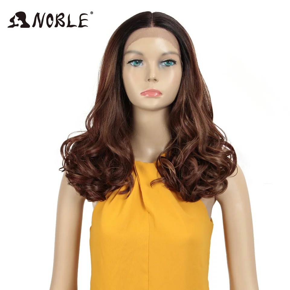 Благородный синтетический кружевной передний модный парик на кружеве синтетические волосы волна 20 дюймов Омбре светлые волосы синтетический парик для черных женщин - Цвет: TTSO4-30S-33F-27I