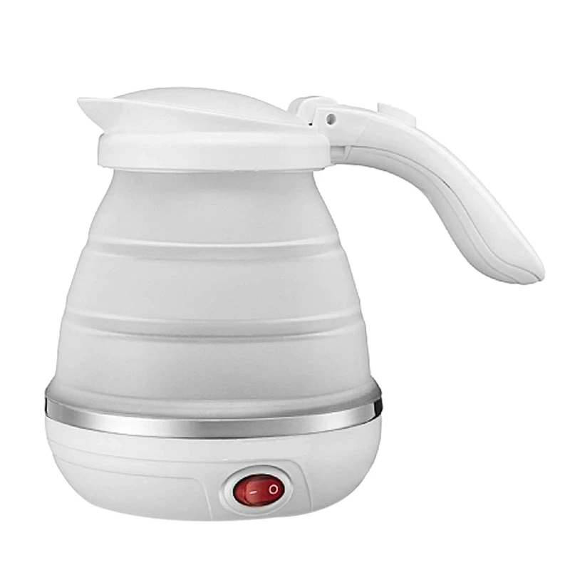 

Portable Electric Kettle-Dual Voltage-Expandable and Collapsible for Easy Storage-Convenient and Folding for Travel-Silicone
