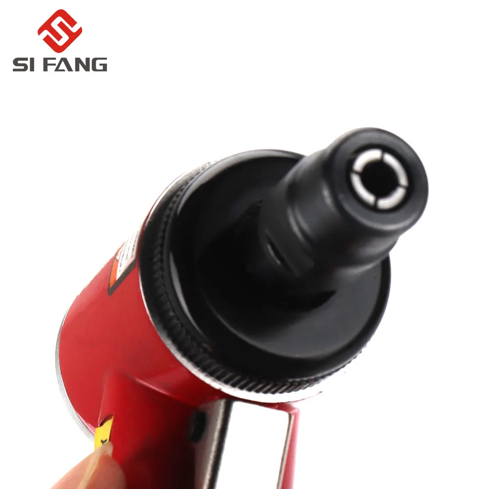 Mini 1/4 inch Air Angle Die Grinder 90 Degree Pneumatic Grinding Machine Cut Off Polisher Mill Engraving Tool Set 20000RPM