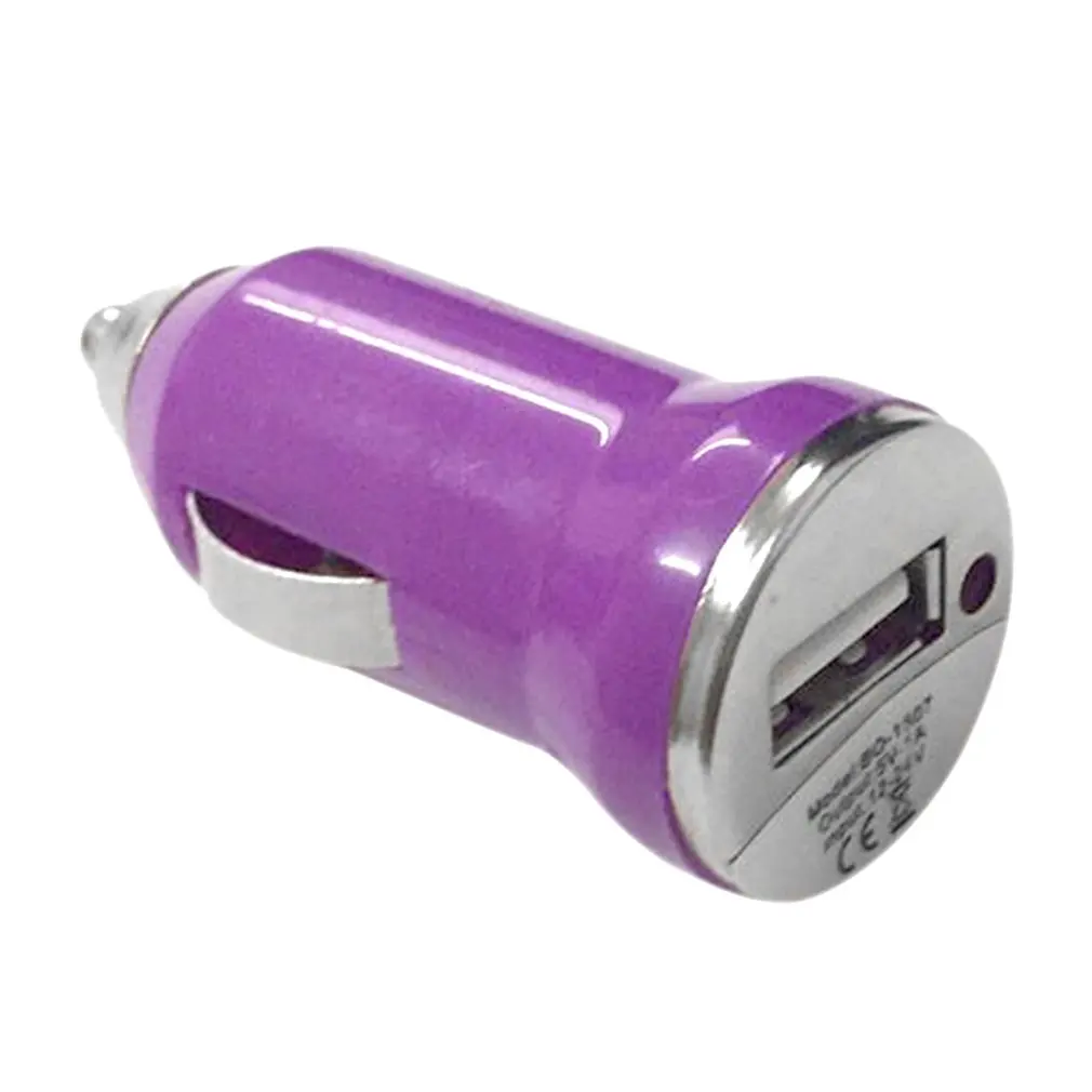 Удобный 5V 1000MA DC12 24V с одним быстрым портом портативный пули USB автомобильное