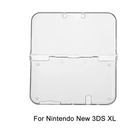 Rigid Plastic Clear Crystal Protective Hard Shell Skin Case Cover For Nintendo New 3DS/3DS XL/2DS XL Console & Games