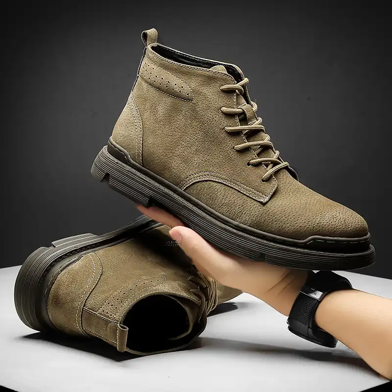 high lace up work boots