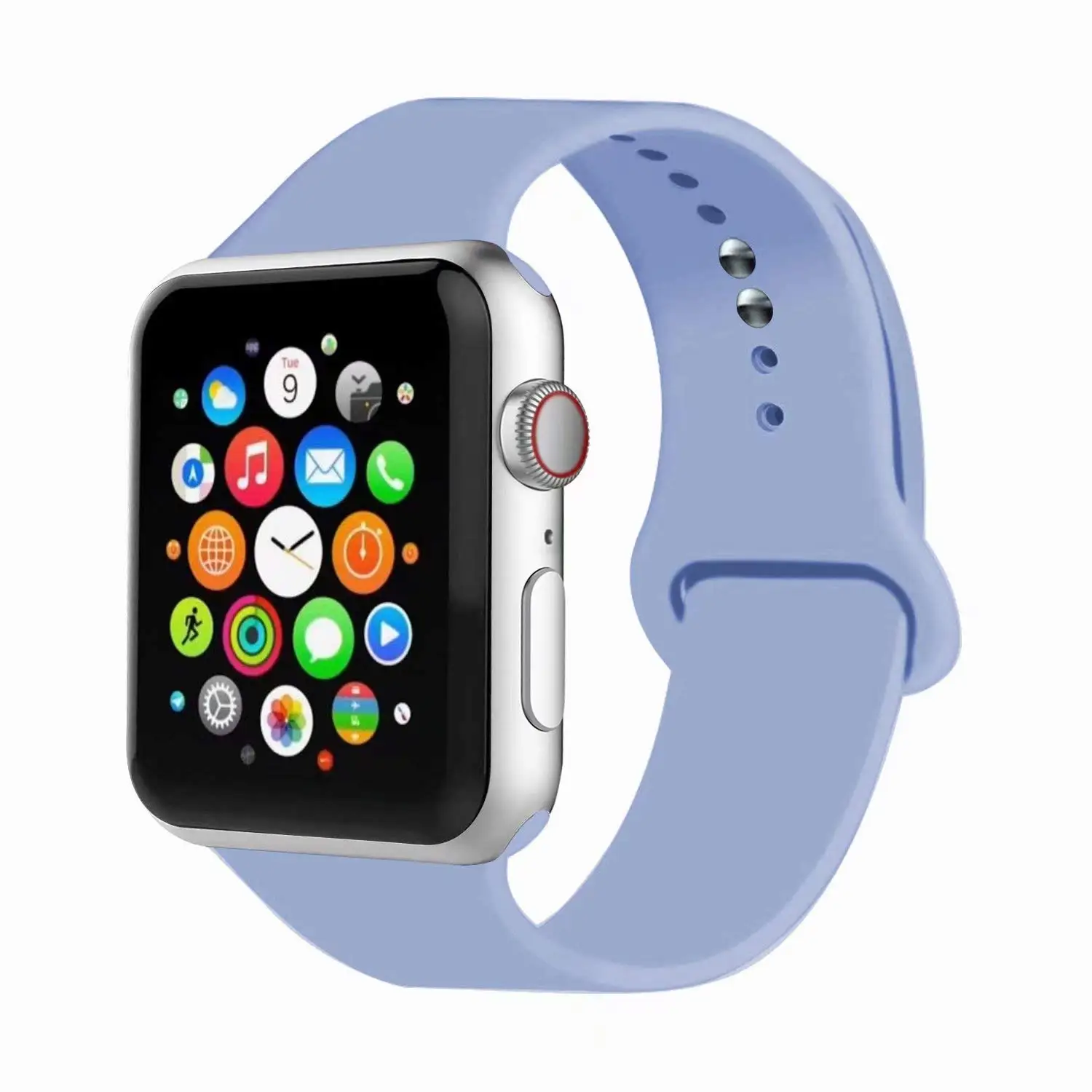 Joyozy с разноцветным рисунком; спортивный для наручных часов Apple Watch, ремешок 38 мм/40 мм/42 мм/44 мм сплошной цвет силиконовые для наручных часов Apple watch 5/4/3/2/1 ремешок
