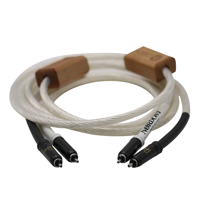 Nordost Odin Fever Audio Rca Signal Cable Double Lotus Sterling Silver