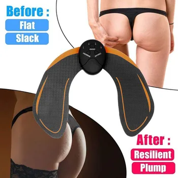 

Muscle Hip Stimulator EMS Hips Trainer Massager Vibrating Massage Toner Exercise Machine Butt Buttock ABS Workout Home Fitness