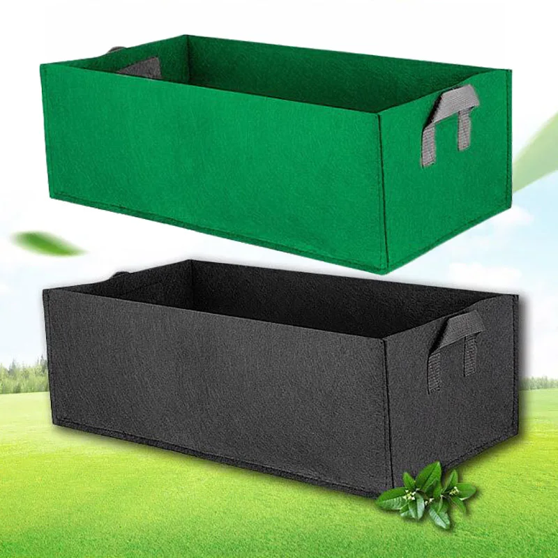 Pot-Handles Planter Gardening-Tools Flower Fabric Grow-Bag Vegetable-Planting Square