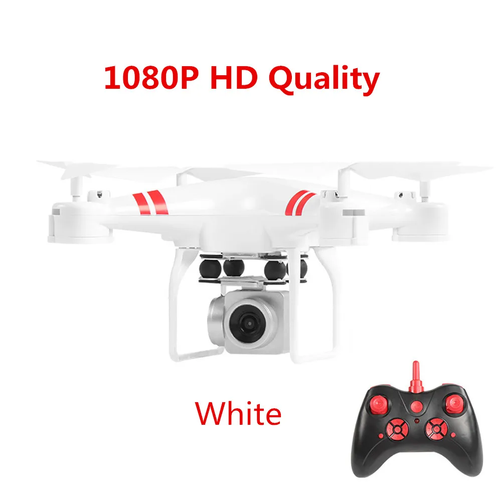 White 1080P Дрон 4k камера HD Wifi Трансмиссия fpv Дрон с воздушным давлением фиксированная высота четырехосный Самолет rc вертолет Дрон с камерой - Цвет: White 1080P
